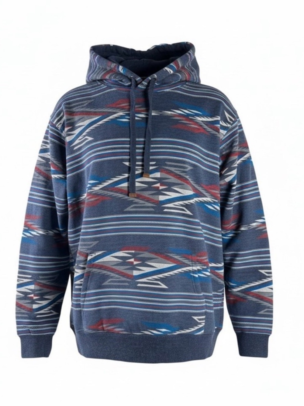 Ariat Chimayo Unisex Southwestern Aztec Hoodie NWT Blue Large